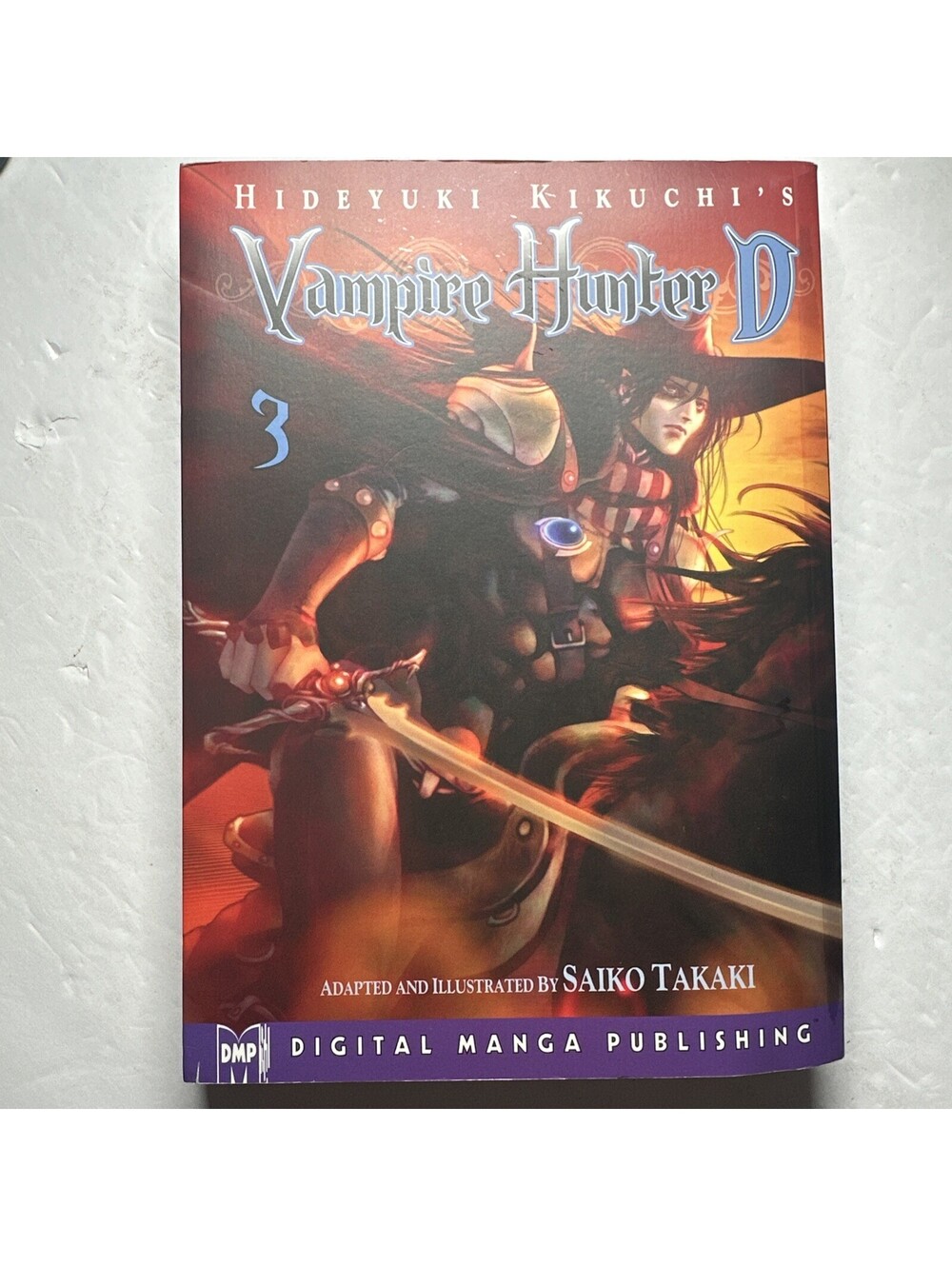 Vampire Hunter D Manga Vol 3 Hideyuki Kikuchi Saiko Takaki 2009 1st Edition DMP